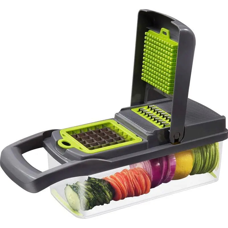 12 in 1 Vegetable Cutter Slicer Chopper with Basket